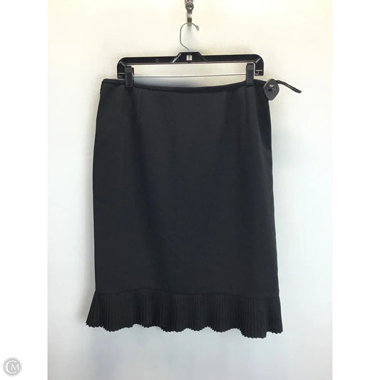 Skirt Midi By Le Suit In Black, Size: 14