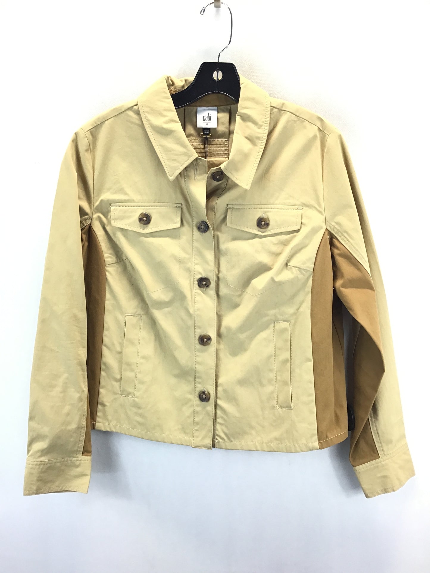 Jacket By Cabi In Tan, Size: M