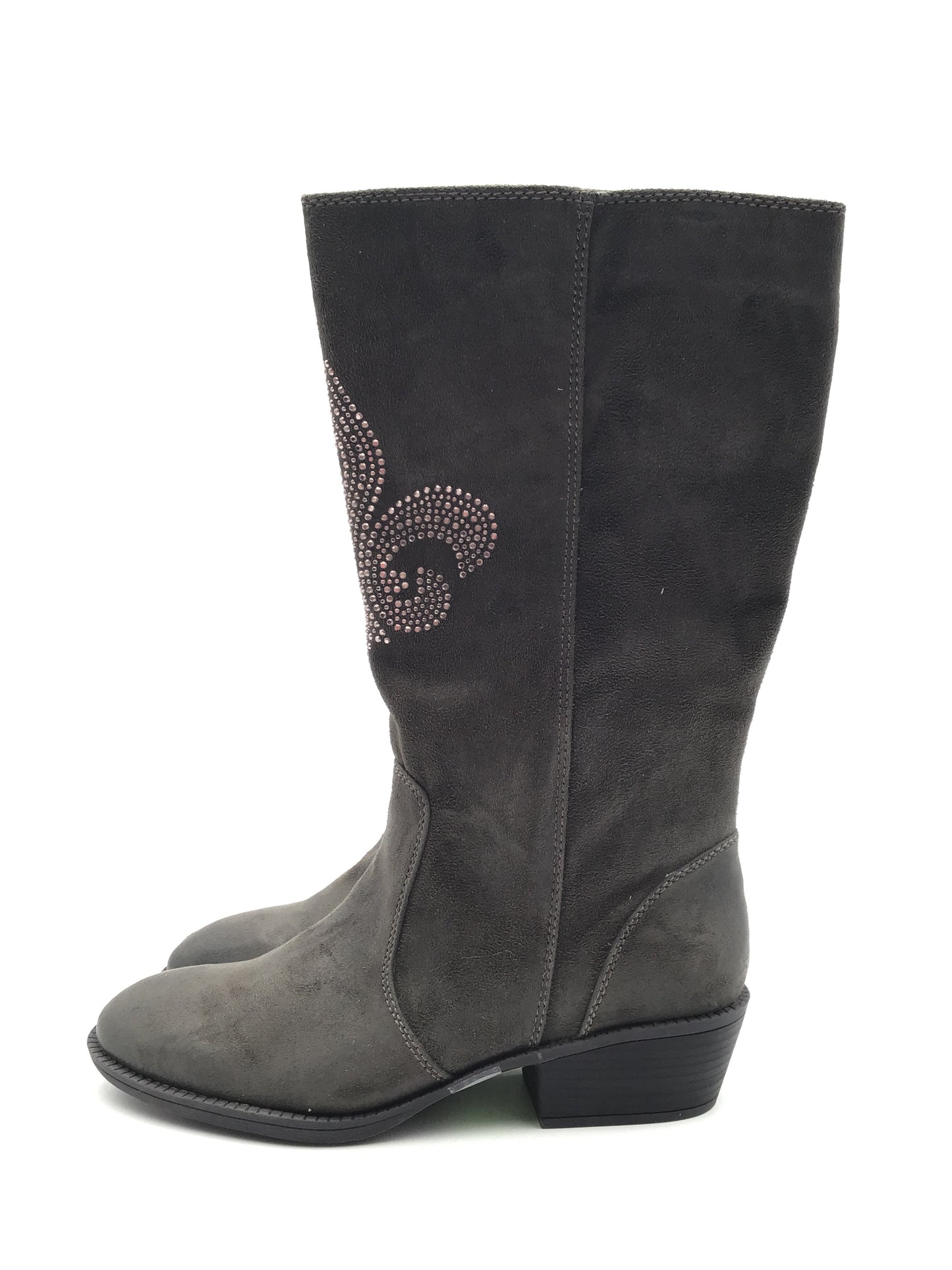 Boots Western By Kathy Van Zeeland In Grey, Size: 9