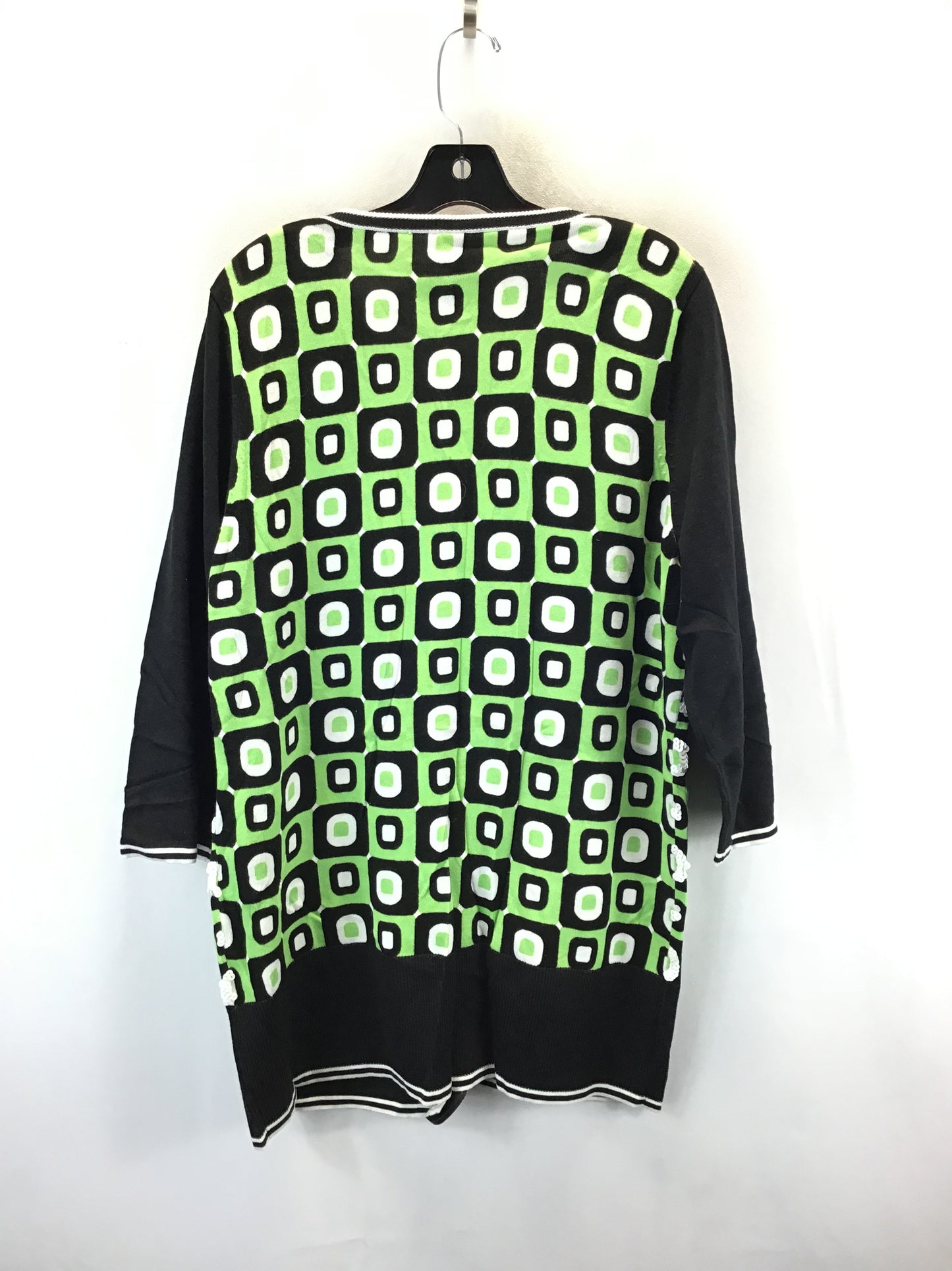 Sweater 2pc By Clothes Mentor In Black & Green, Size: Xl & 1X