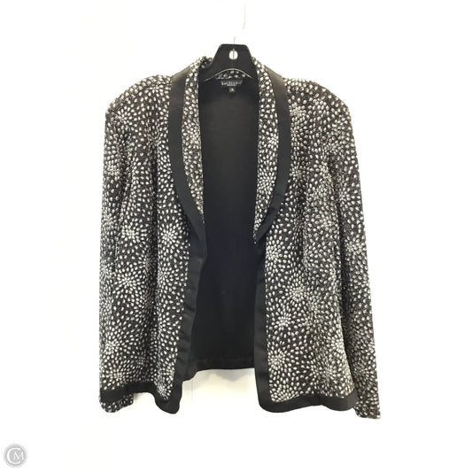 Blazer By Bay Studio In Black & Silver, Size: Xl