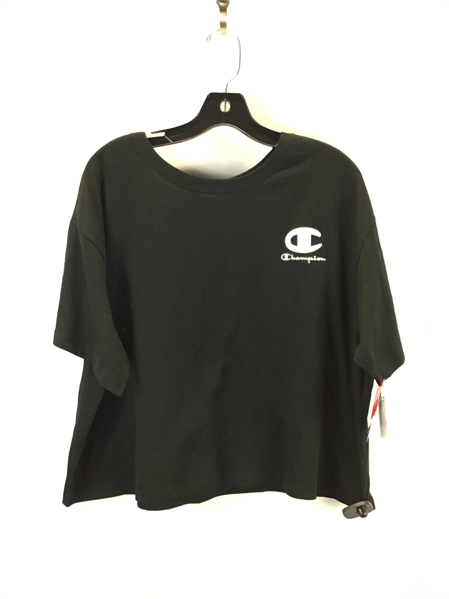 Athletic Top Short Sleeve By Champion In Black, Size: 2x