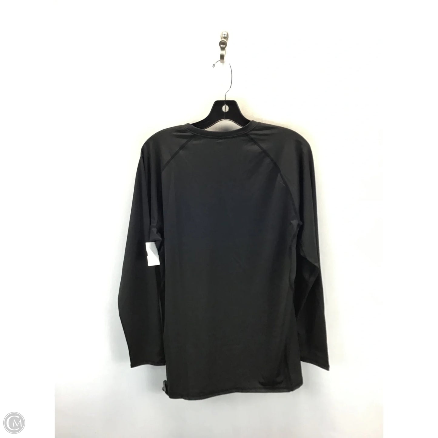Athletic Top Long Sleeve Crewneck By Clothes Mentor In Black, Size: Xxl