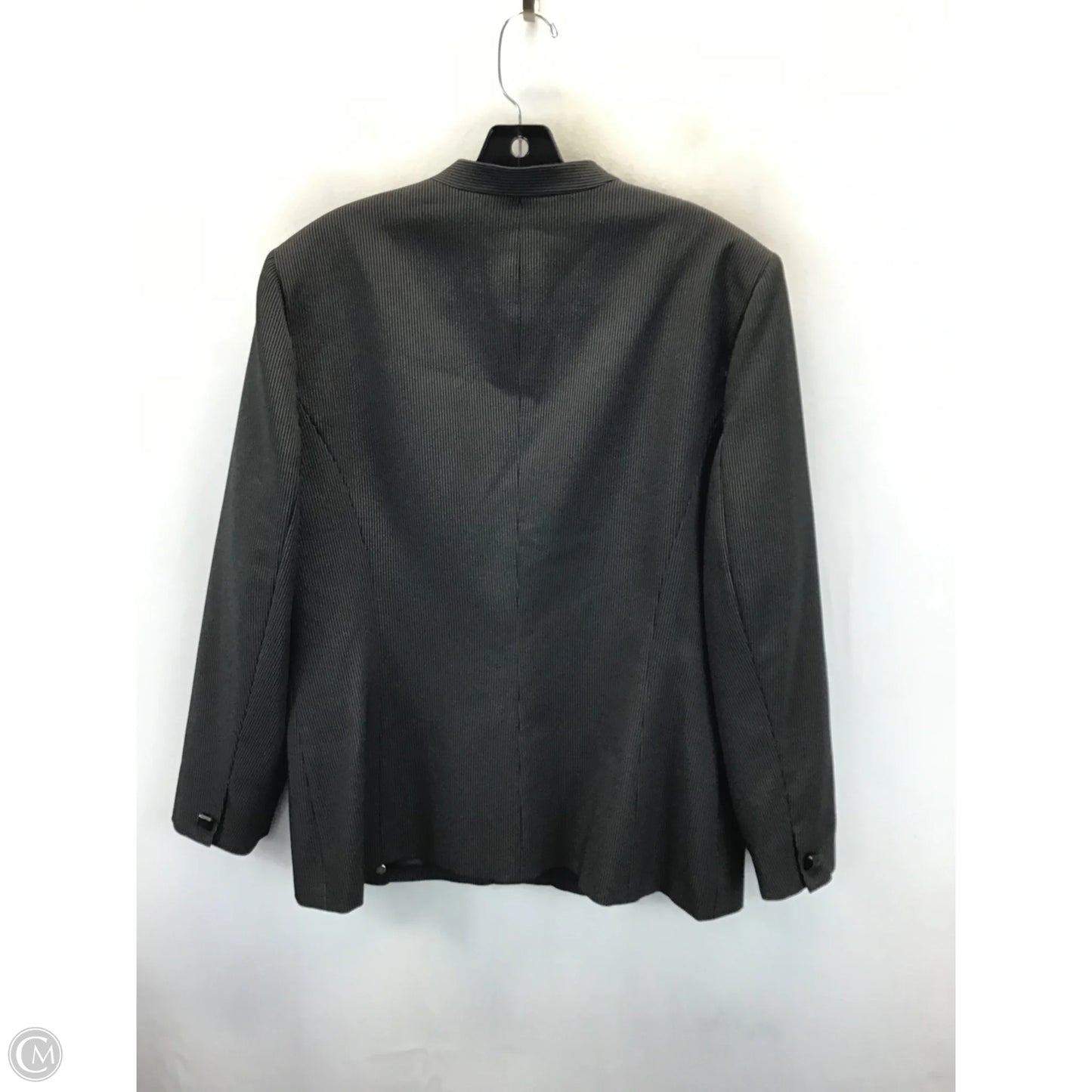 Blazer By Larry Levine In Black & Grey, Size: 18