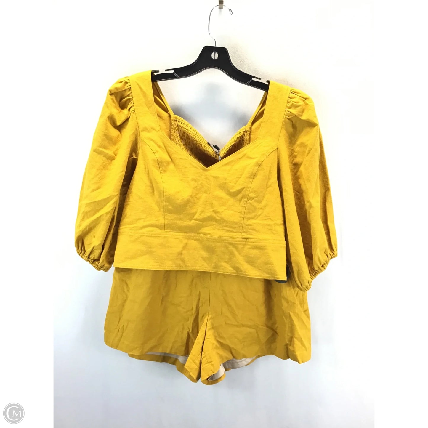 Shorts Set By Express In Yellow, Size: L