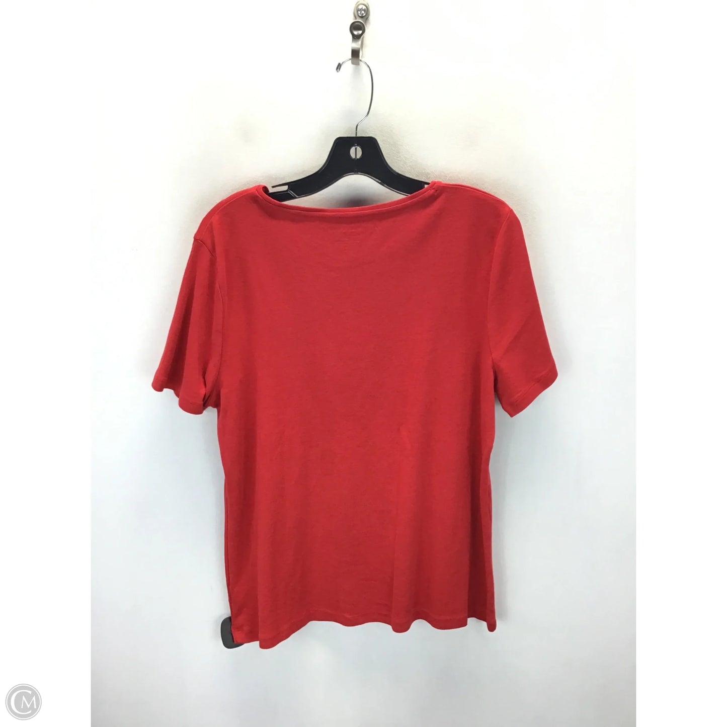 Top Short Sleeve By Talbots In Red, Size: Xl