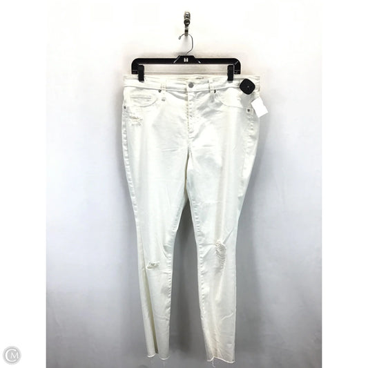 Jeans Straight By Universal Thread In Cream, Size: 14