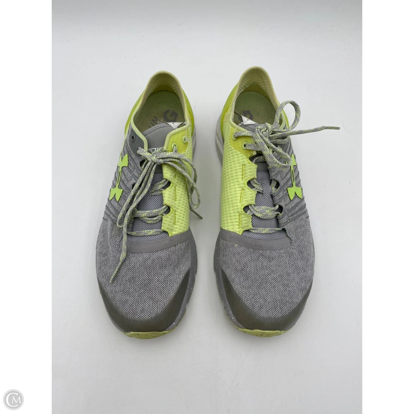 Shoes Athletic By Under Armour In Green & Grey, Size: 9.5
