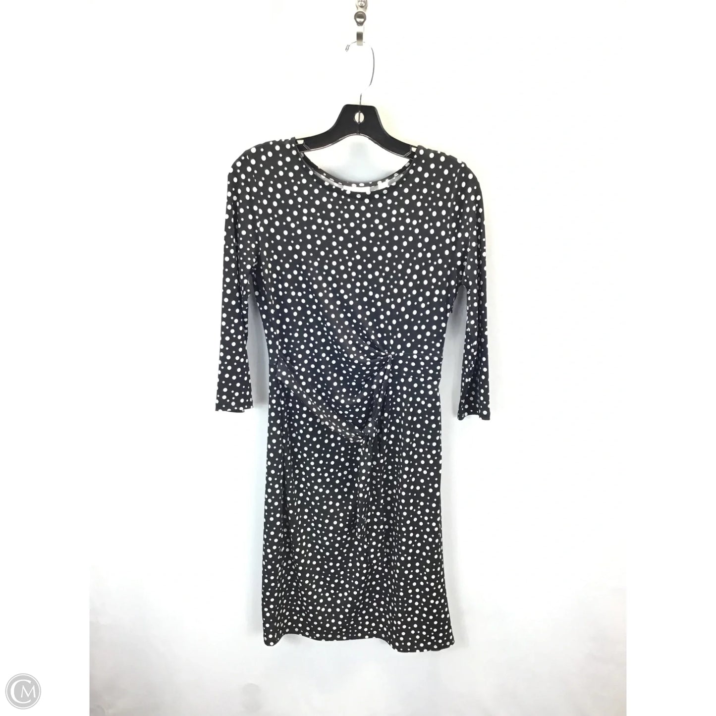 Dress Casual Midi By New York And Co In Black & White, Size: Xs