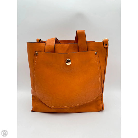 Handbag Leather By Clothes Mentor, Size: Large