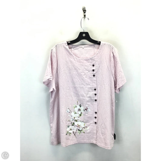 Top Short Sleeve By Clothes Mentor In Purple, Size: L