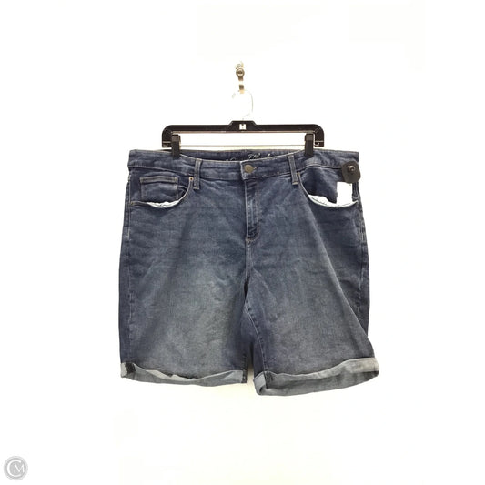Shorts By Universal Thread In Blue Denim, Size: 20