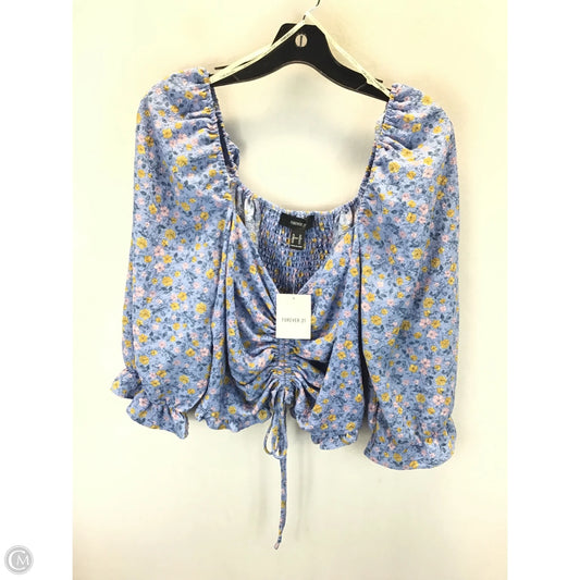 Top Long Sleeve By Shein In Purple, Size: 3x