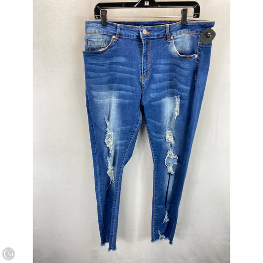 Jeans Straight By Clothes Mentor In Blue Denim, Size: 18