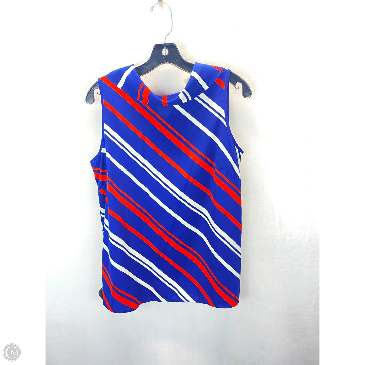 Top Sleeveless By Faith And Joy In Blue & Orange, Size: S