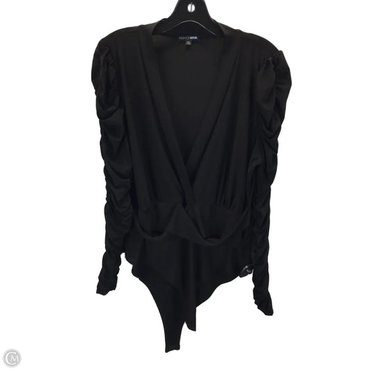 Bodysuit By Fashion Nova In Black, Size: 1x