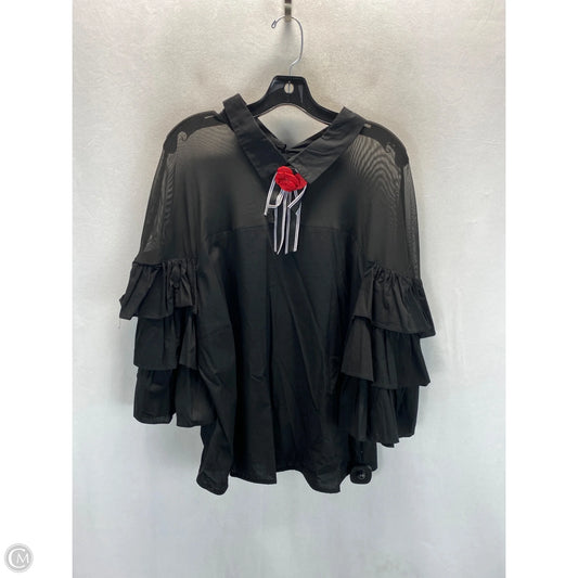 Top Short Sleeve By Clothes Mentor In Black & Red, Size: 2x