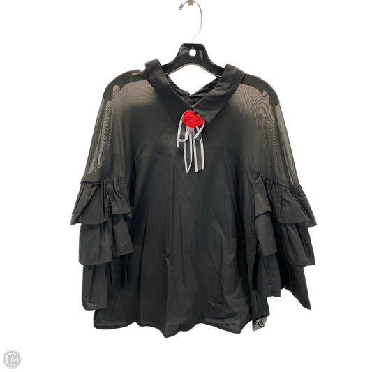 Top Short Sleeve By Clothes Mentor In Black & Red, Size: 2x