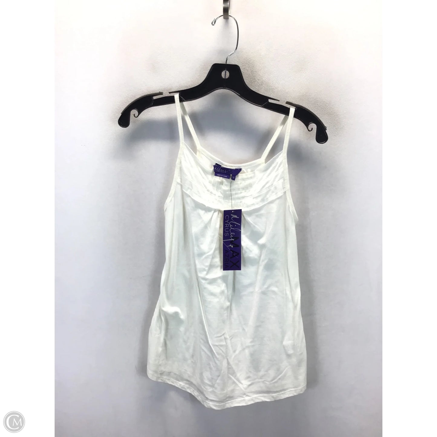 Top Sleeveless By Clothes Mentor In Cream, Size: M