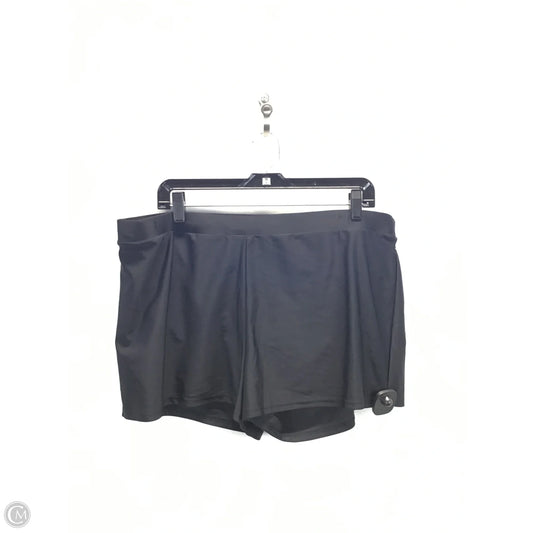 Swimsuit Bottom By Clothes Mentor In Black, Size: 16