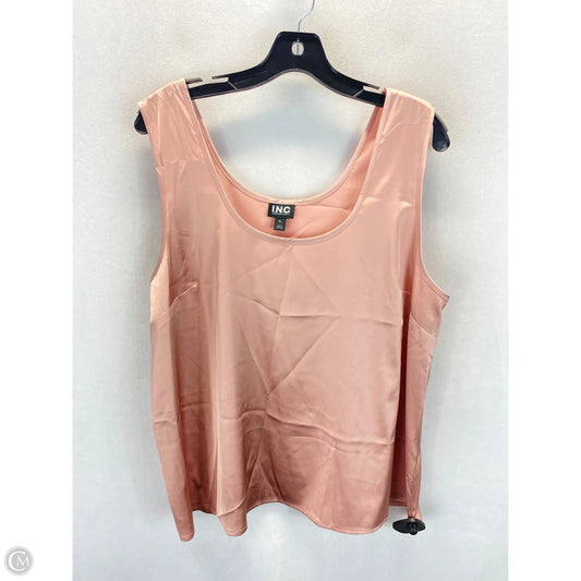 Tank Top By Inc In Mauve, Size: Xl