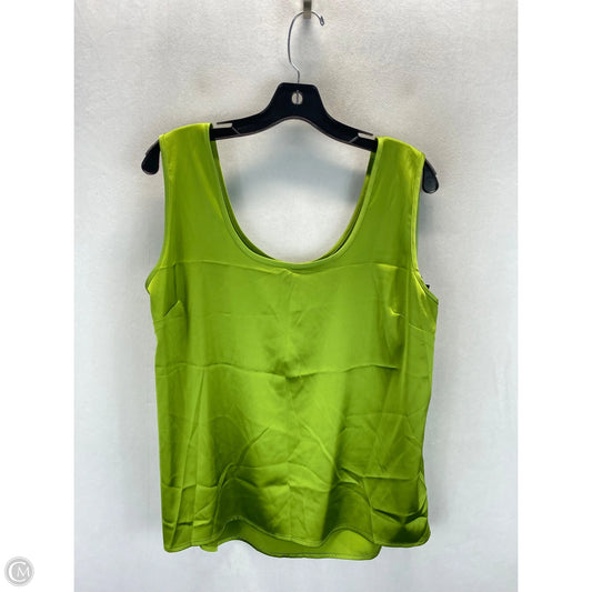 Tank Top By Inc In Green, Size: Xl
