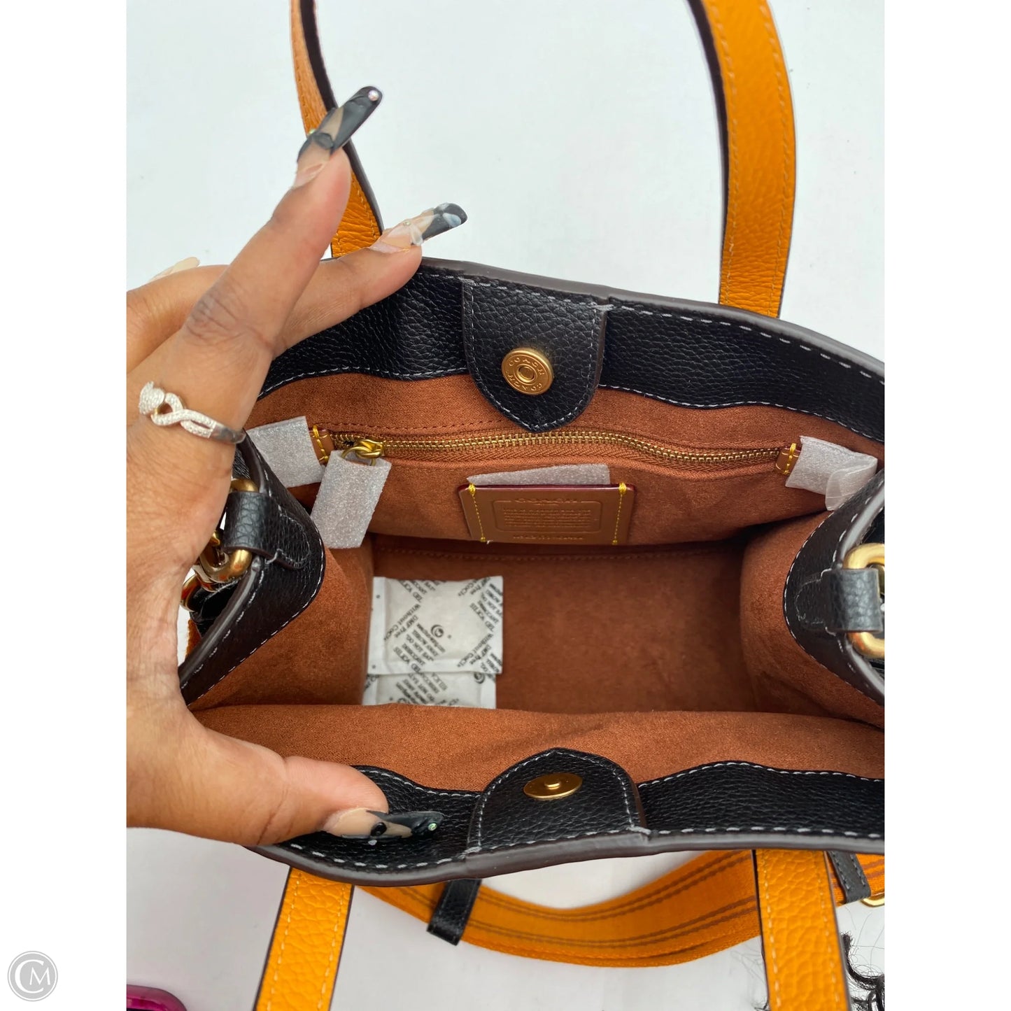 Handbag Designer By Coach, Size: Medium