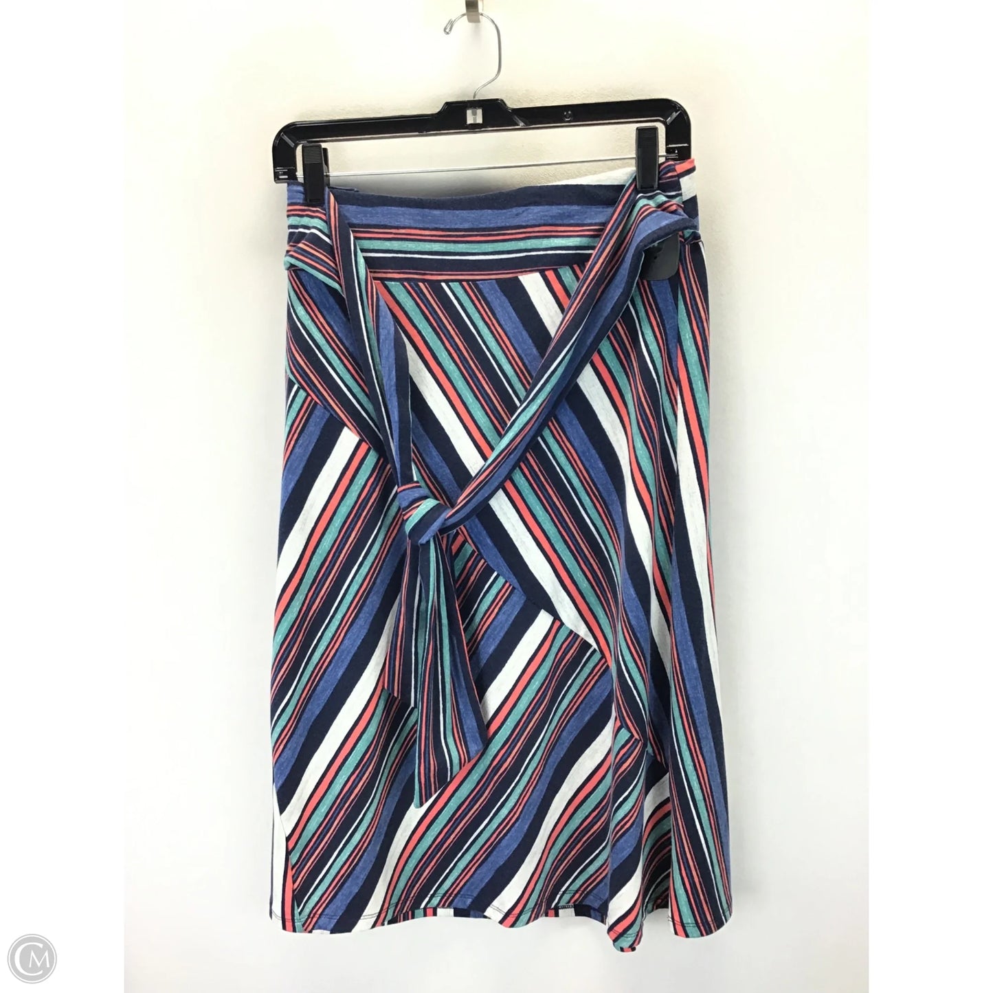 Skirt Midi By Clothes Mentor In Blue & Orange, Size: M
