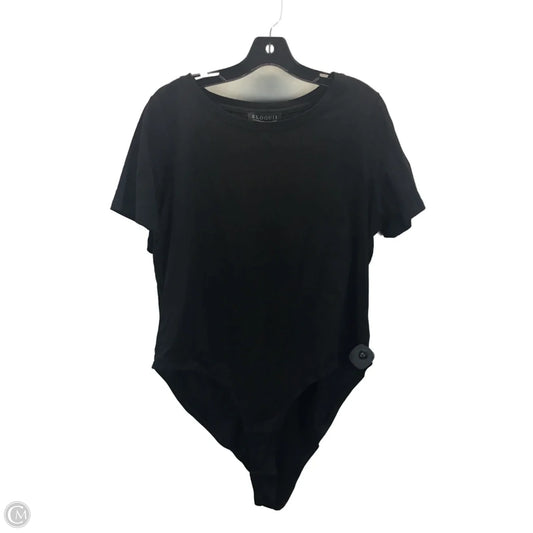 Bodysuit By Eloquii In Black, Size: 18