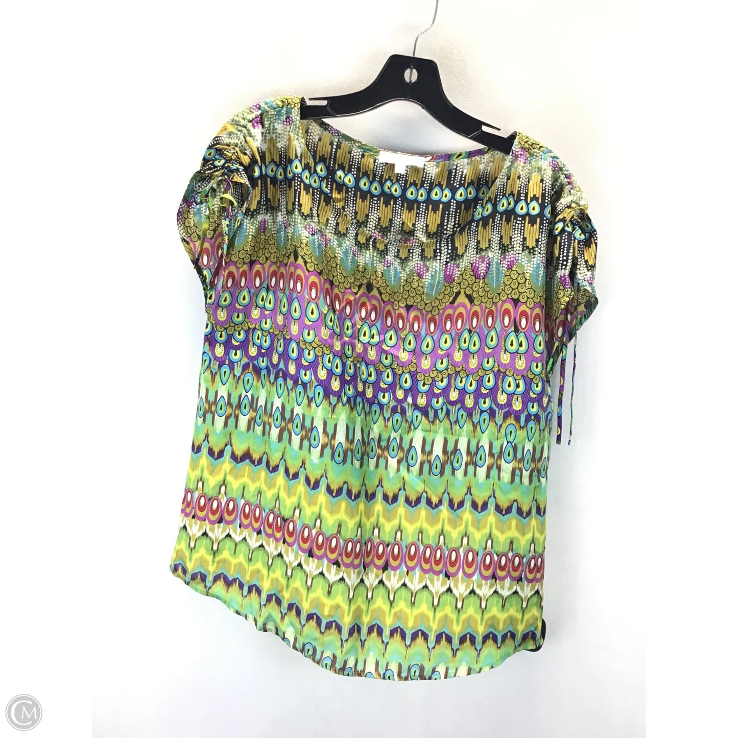 Top Sleeveless By Glam In Multi-colored, Size: M