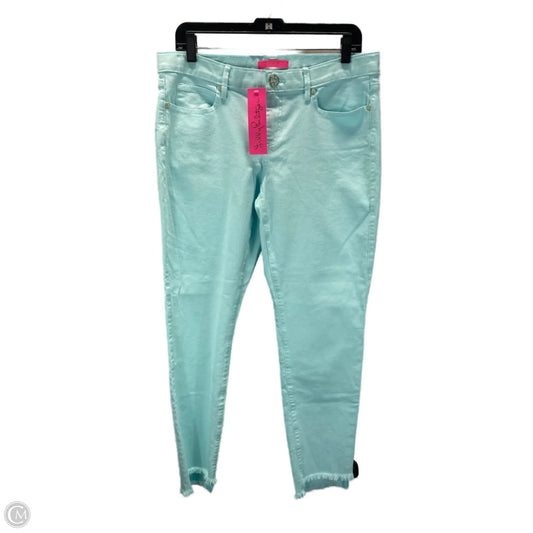 Jeans Designer By Lilly Pulitzer In Aqua, Size: 12