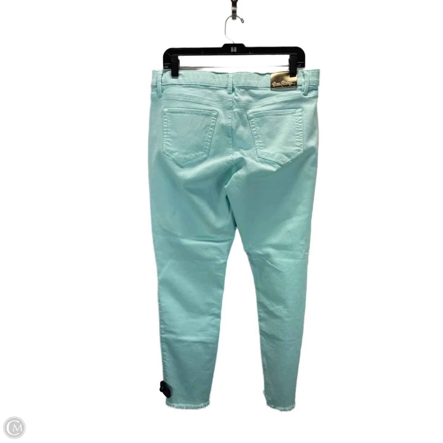 Jeans Designer By Lilly Pulitzer In Aqua, Size: 12