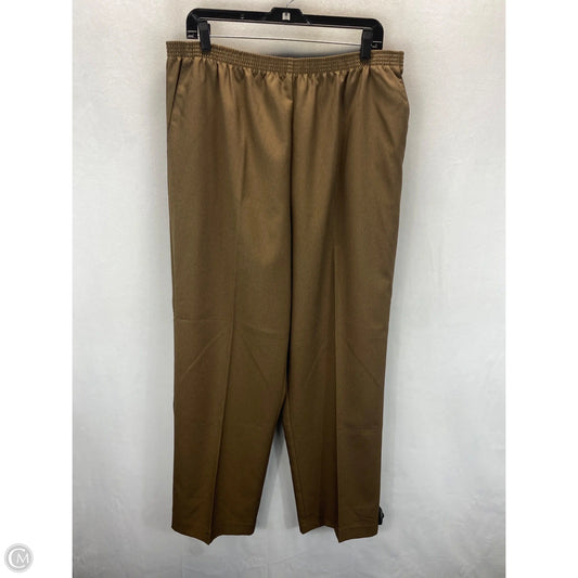Pants Chinos & Khakis By Alfred Dunner In Brown, Size: 16