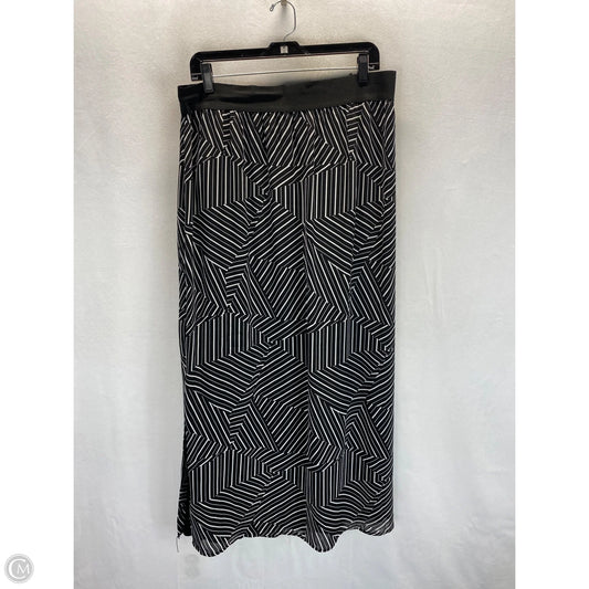Skirt Maxi By Worthington In Black & White, Size: 2x