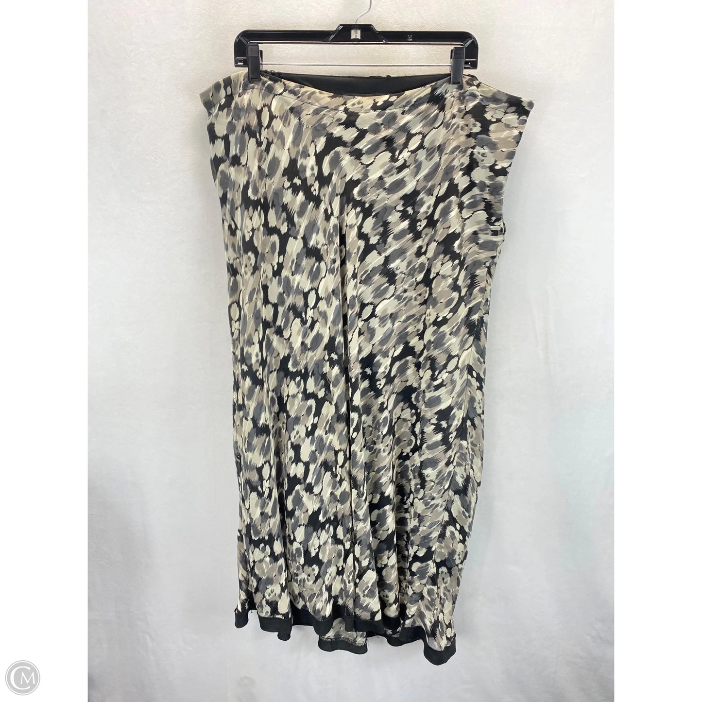 Skirt Maxi By Maggie Barnes In Black & White, Size: 1x