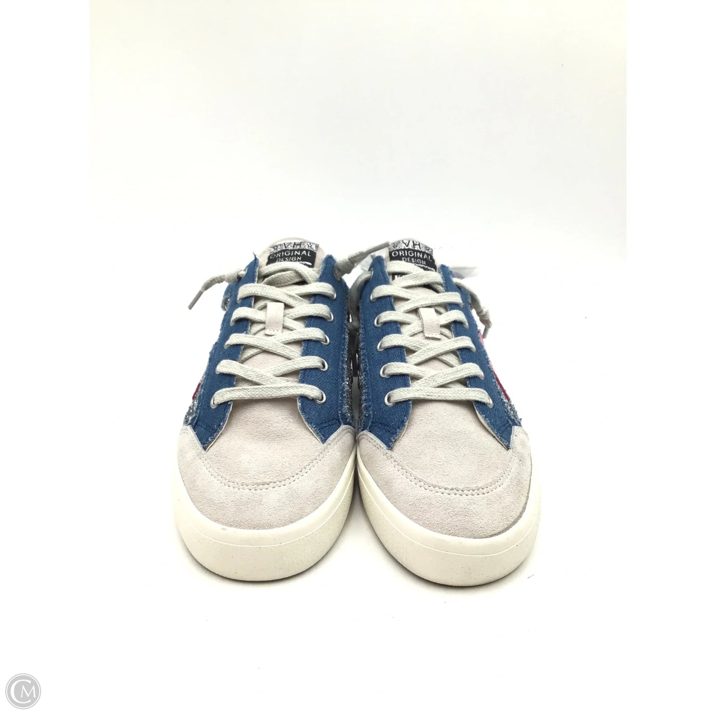 Shoes Sneakers By Clothes Mentor In Blue & Silver, Size: 11