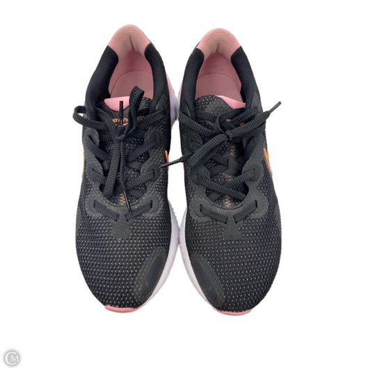 Shoes Athletic By Nike In Black & Pink, Size: 9.5