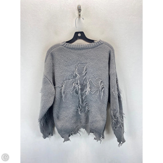 Sweater By Clothes Mentor In Grey, Size: S