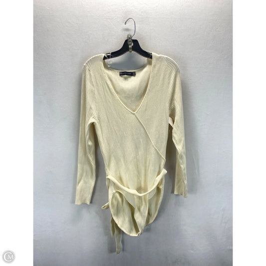 Bodysuit By Fashion To Figure In Cream, Size: 1x