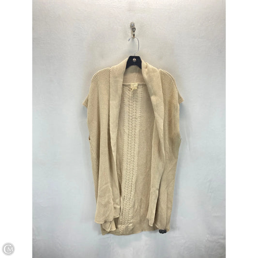 Vest Sweater By Andrea Jovine In Beige, Size: M