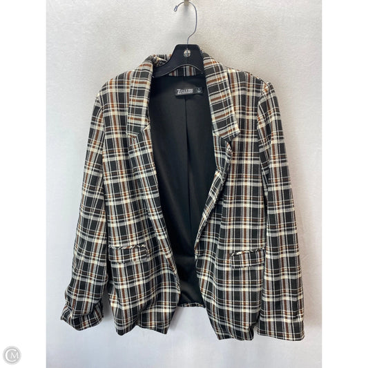 Blazer By New York And Co In Black & Brown, Size: S