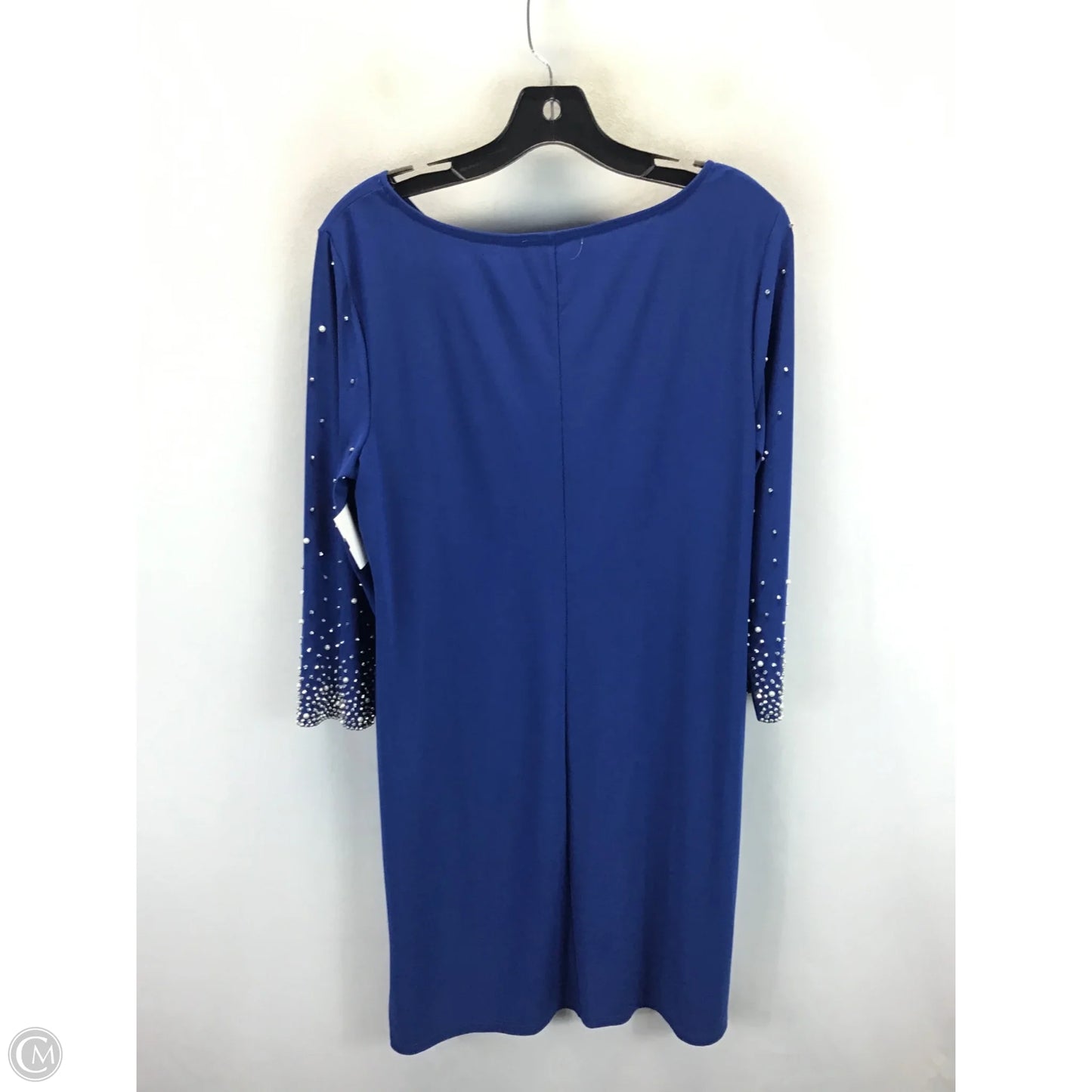 Dress Casual Midi By Msk In Blue, Size: L