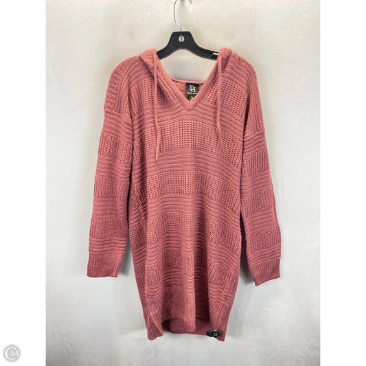 Dress Sweater By Derek Heart In Pink, Size: Xl