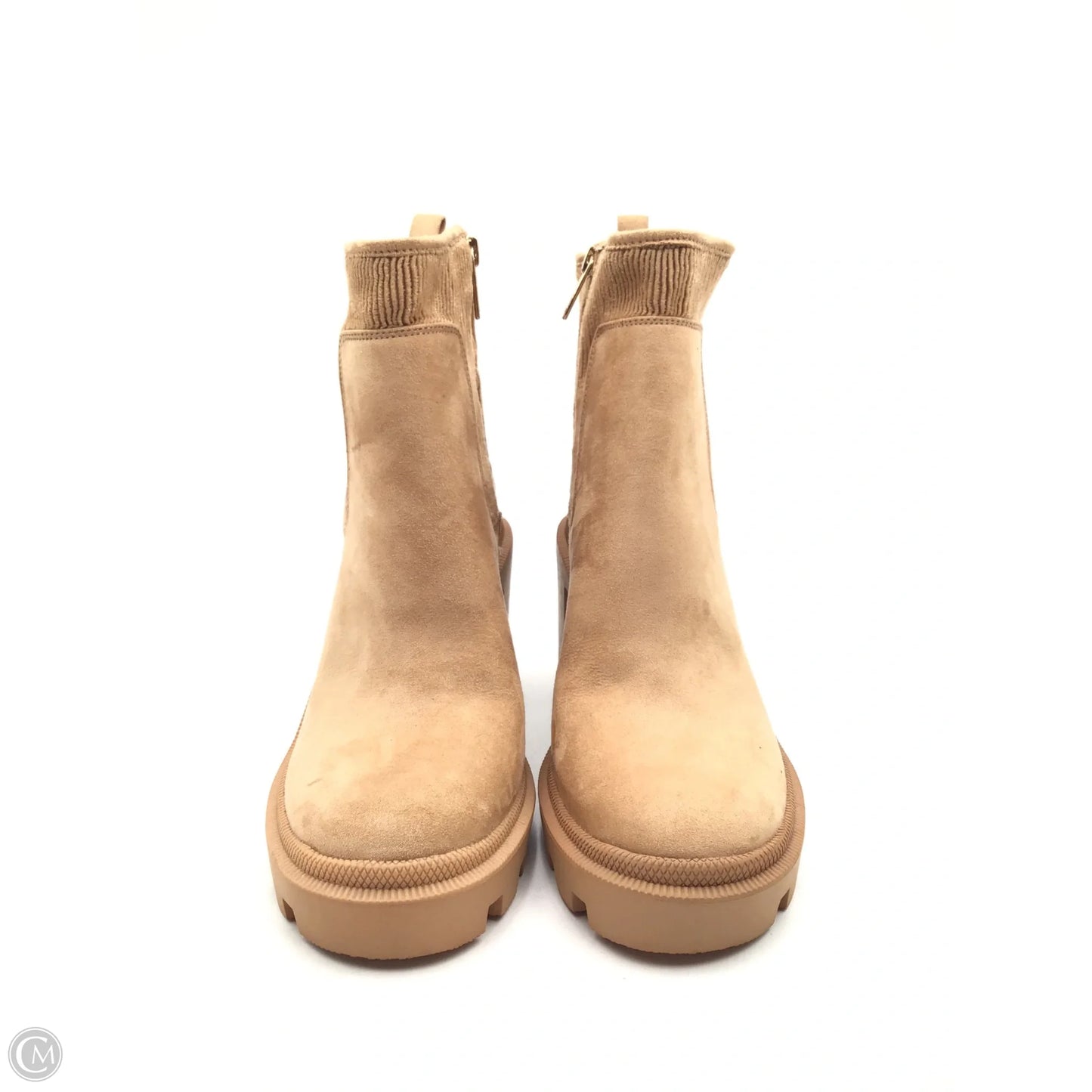 Boots Combat By Jennifer Lopez In Tan, Size: 9.5