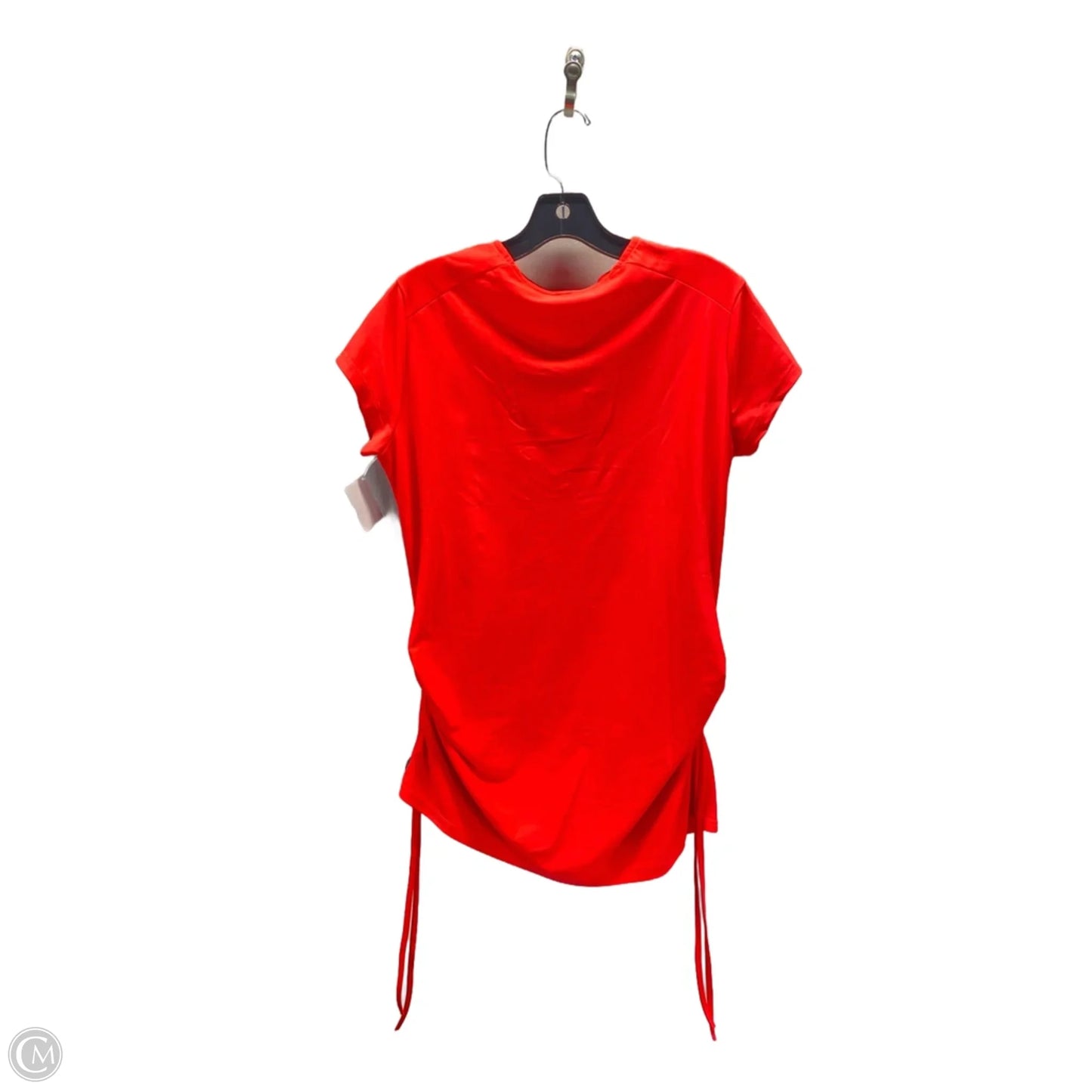 Athletic Top Short Sleeve By Clothes Mentor In Orange, Size: L