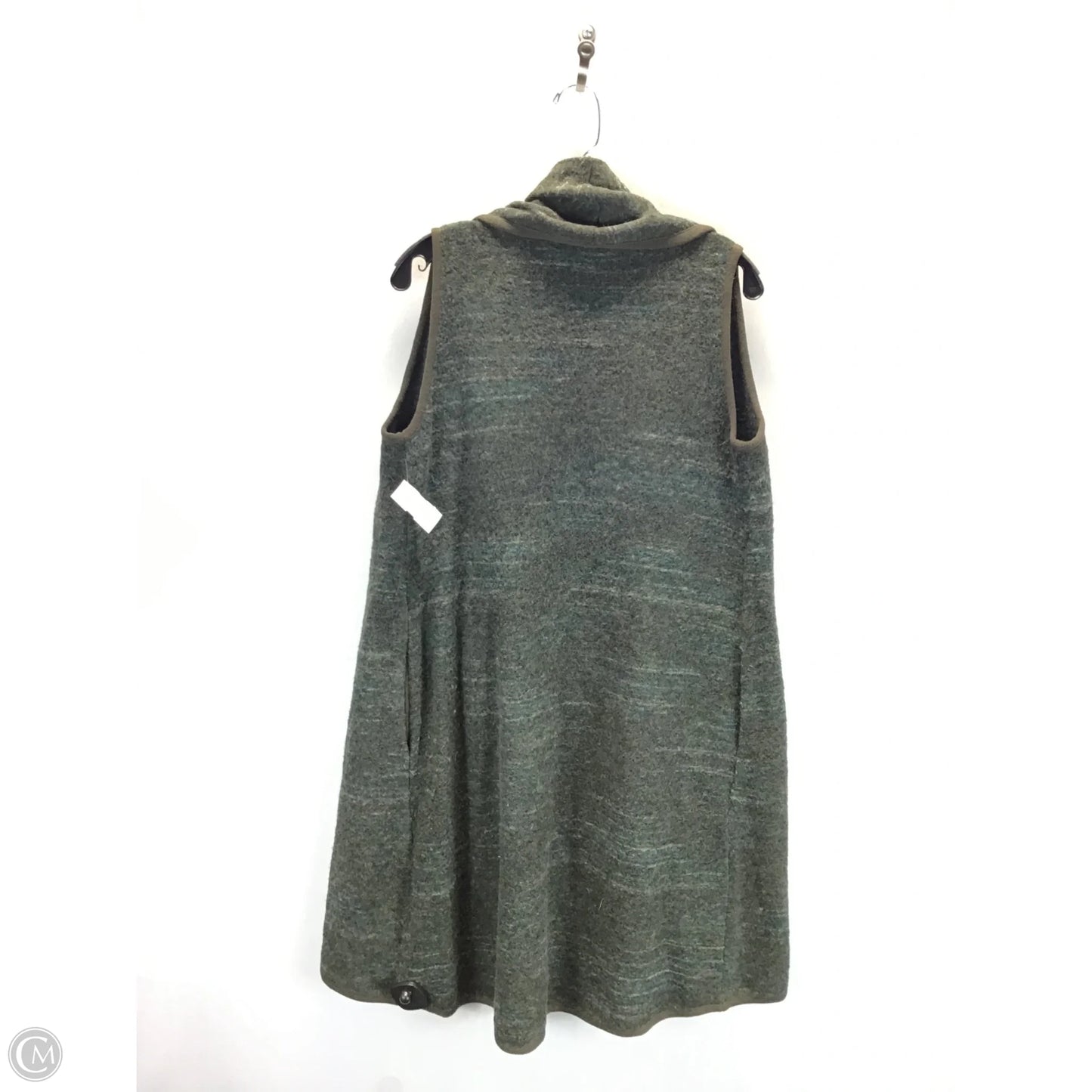 Vest Fleece By Lucky Brand In Green, Size: M