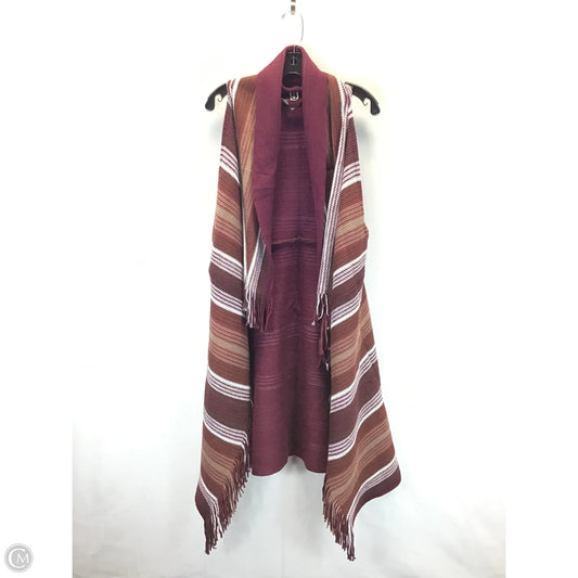 Shawl By Apt 9 In Maroon, Size: Osfm