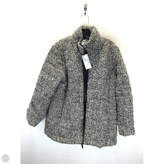 Coat Other By Chicos In Black & White, Size: 16