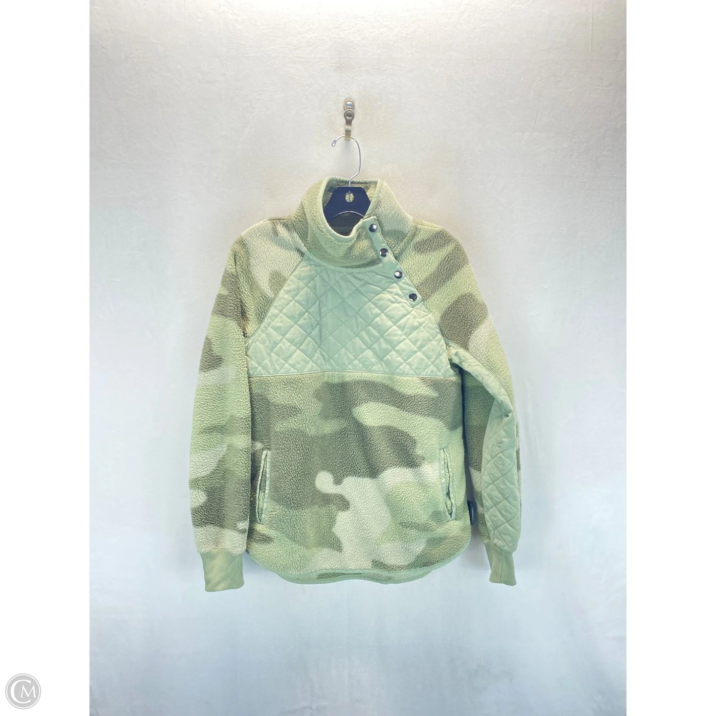 Jacket Shirt By Abercrombie And Fitch In Camouflage Print, Size: S