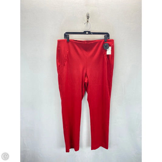 Pants Cropped By Chicos In Red, Size: 14